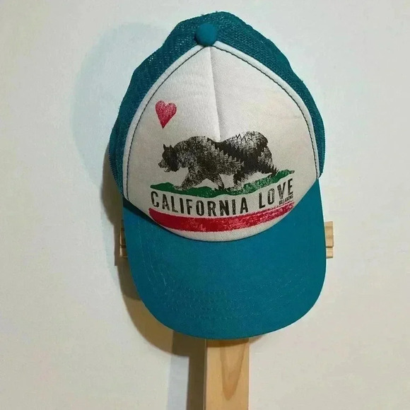 Billabong trucker hat/ California love blue, one size - Picture 1 of 6